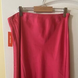 Hot pink slip skirt- New with tags size M
